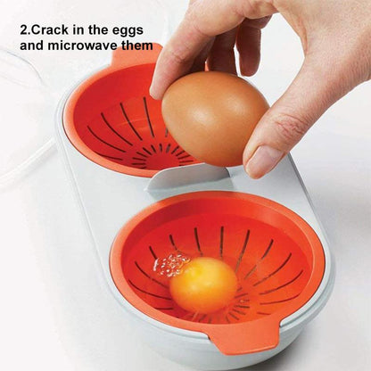 Skorter | Double Microwave Egg Cooker