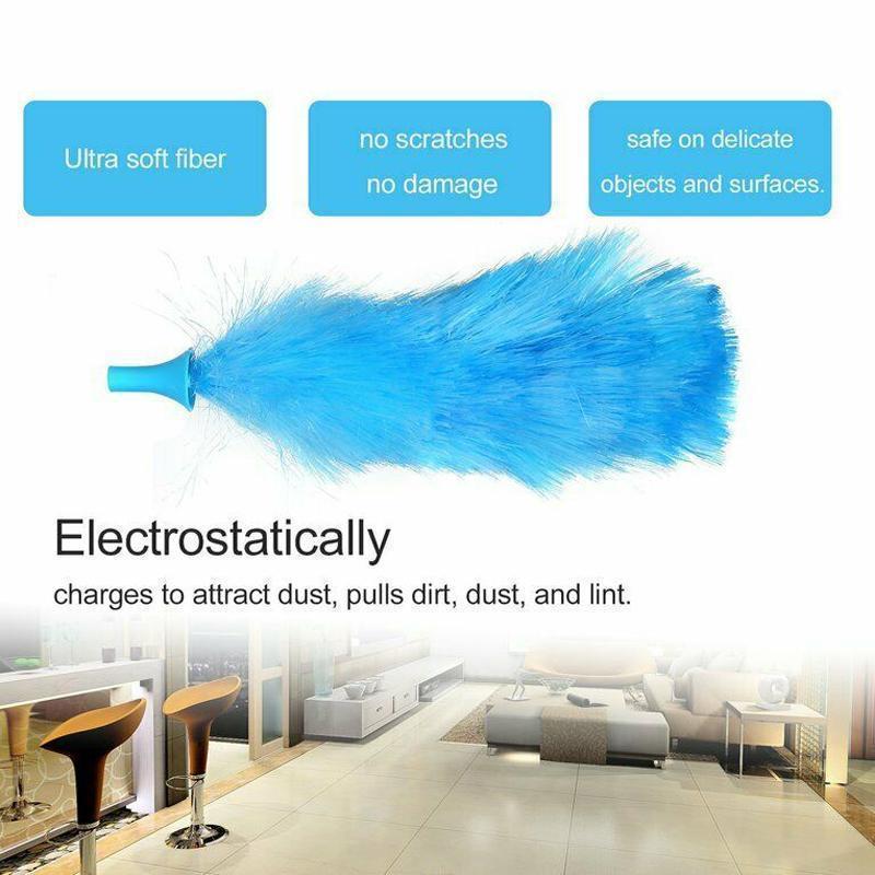 Skorter | 360° rotating electric spin duster motorized dust cloth with 2 brushes