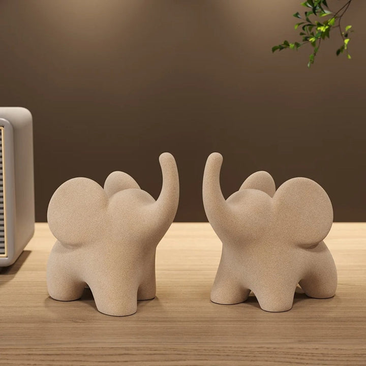Skorter | Eclectic Elephant Resin Figurines