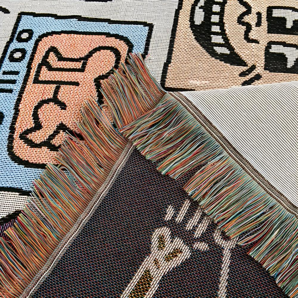 Skorter | Bold Expressions Tassel Blanket