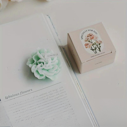 Skorter | 1pc Carnation Scented Candle – Decorative Candle for Mother's Day, Valentine's Day and Christmas