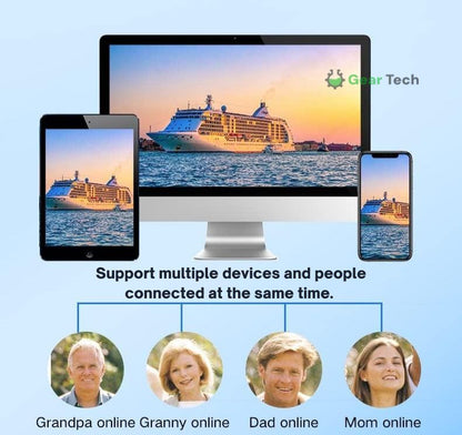 Skorter | 1080P Wireless WiFi Security Camera | Weather-Resistant, App-Controlled & Ideal for Indoor and Outdoor Surveillance | Small Closed Circuit Camera