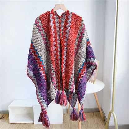 Skorter | Ethnic Style Knitted Scarf