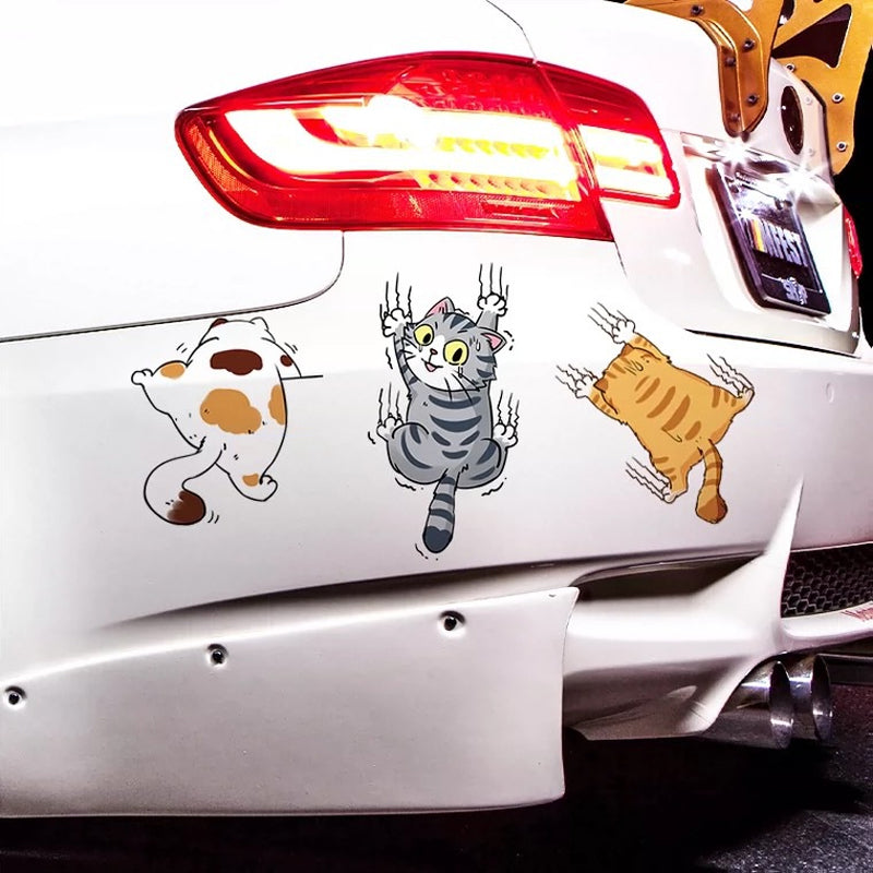 Skorter | Cute Cat Cartoon Stickers Car Stickers