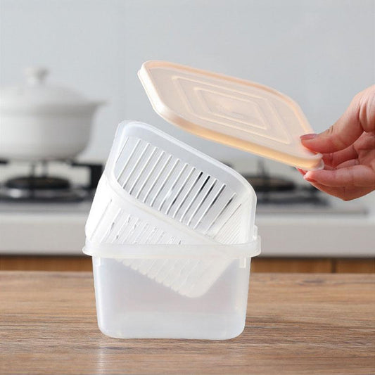 skorter | Transparent Double-Layer Sealed Storage Box