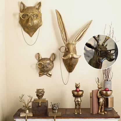 skorter | Animal Head Resin Pendant