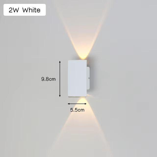 Skorter | Light - Modern weatherproof LED wall lamp made of aluminum for outdoor use