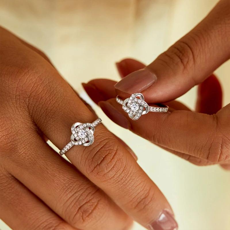 Skorter | Endless Knot Ring and Necklace