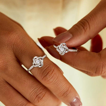 Skorter | Endless Knot Ring and Necklace