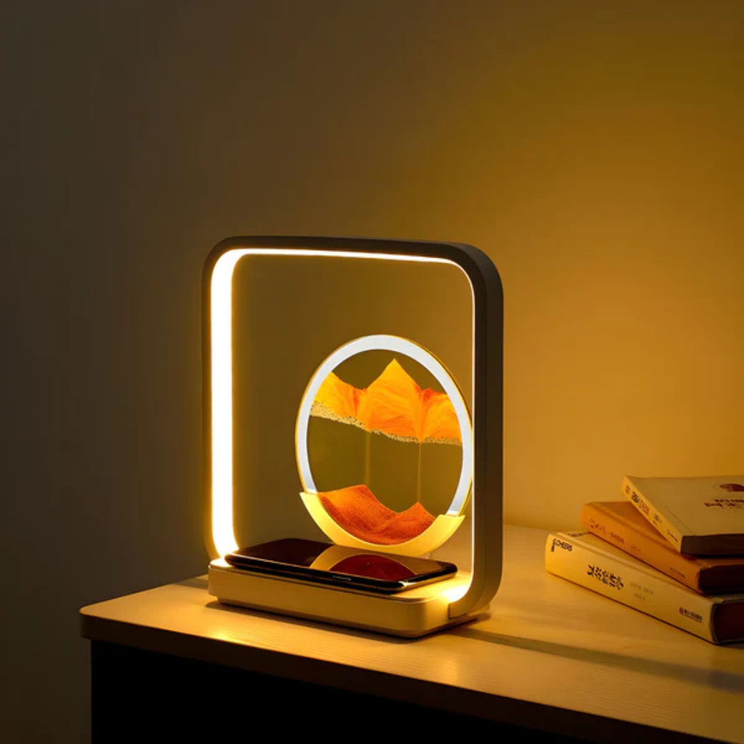 Skorter | SandAura | 3D LED Night Lamp with Flowing Sand Art