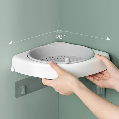 Skorter | Bathroom Corner Rotating Shelf