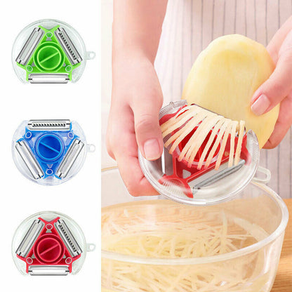 skorter | 3 In 1 Stainless Steel Peeler