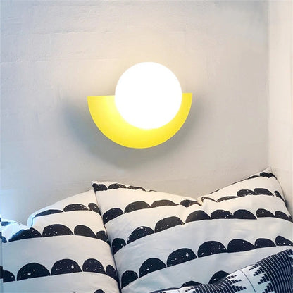 Skorter | Valentina Modern LED Wall Lamp Metal Glass Bedroom Living Room