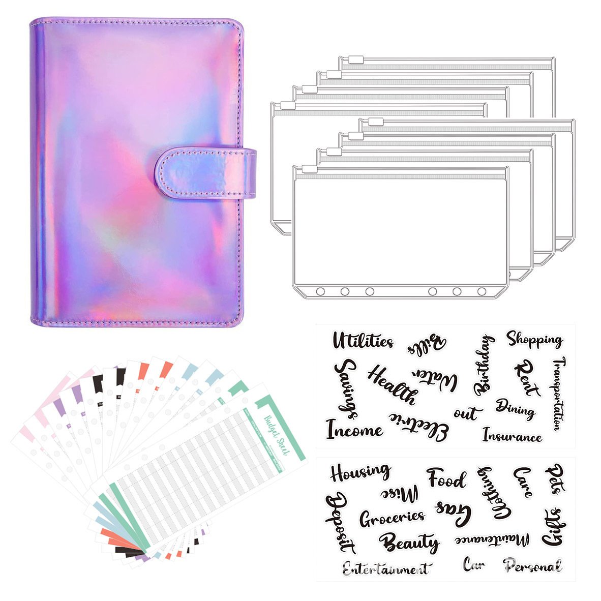 Skorter | Budget Binder Book With Cash Envelopes