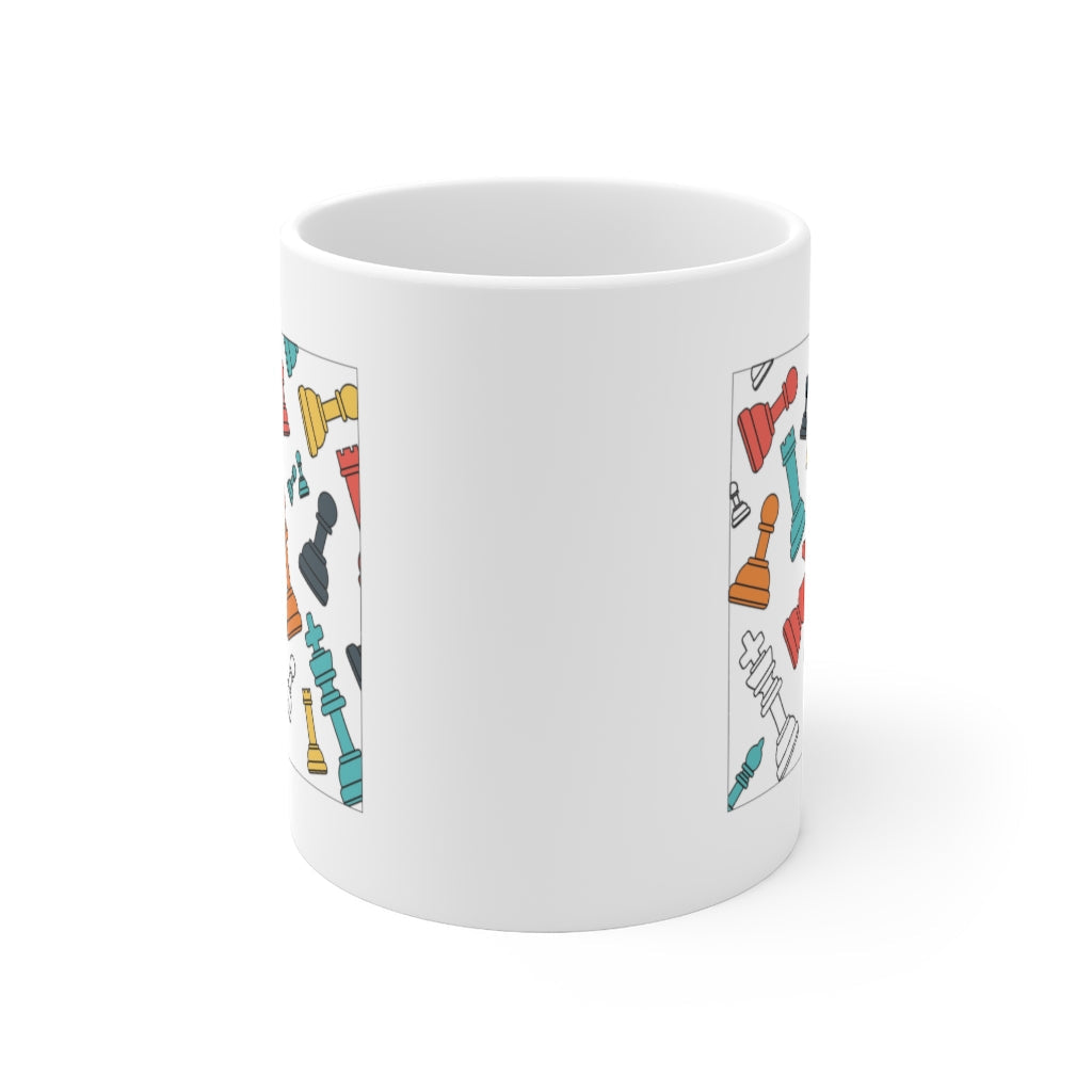 Skorter | Chess Pieces Ceramic Mug 11oz