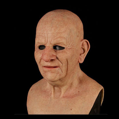 Skorter | Creepy Old Man Mask – Realistic Latex Halloween Mask for Adults