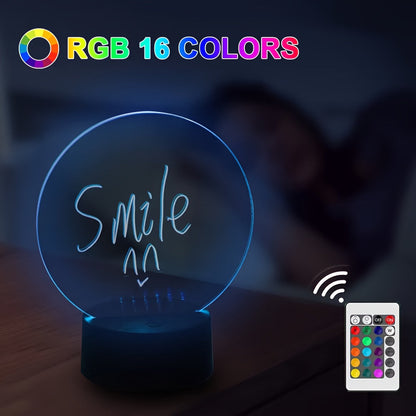 Skorter | 3DGlow - LED Night Light with 16 Color Changes and USB/Battery Power