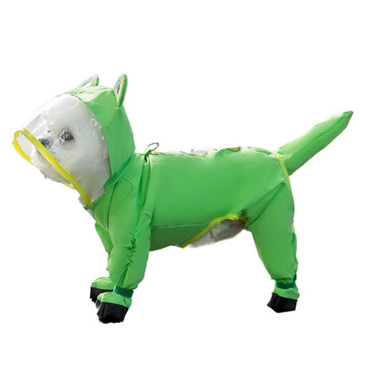 Skorter | Dog Animal Shaped Overall Raincoat Waterproof Cover Including Tail