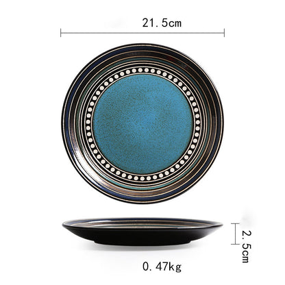 Skorter plates and round in ceramic