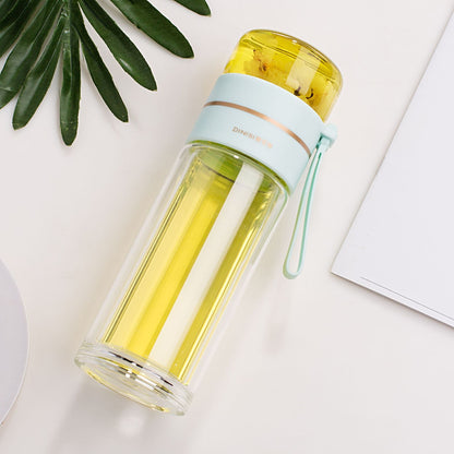 Skorter tea infuser in crystal clear glass