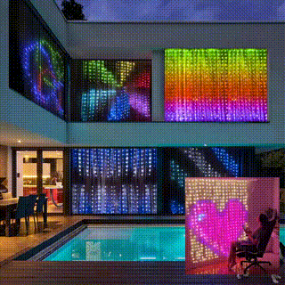 Skorter | Color Waves LED Curtain Sync Lights