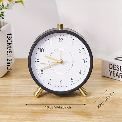 Skorter | TimeSphere - Stylish Metal Alarm Clock with Night Light
