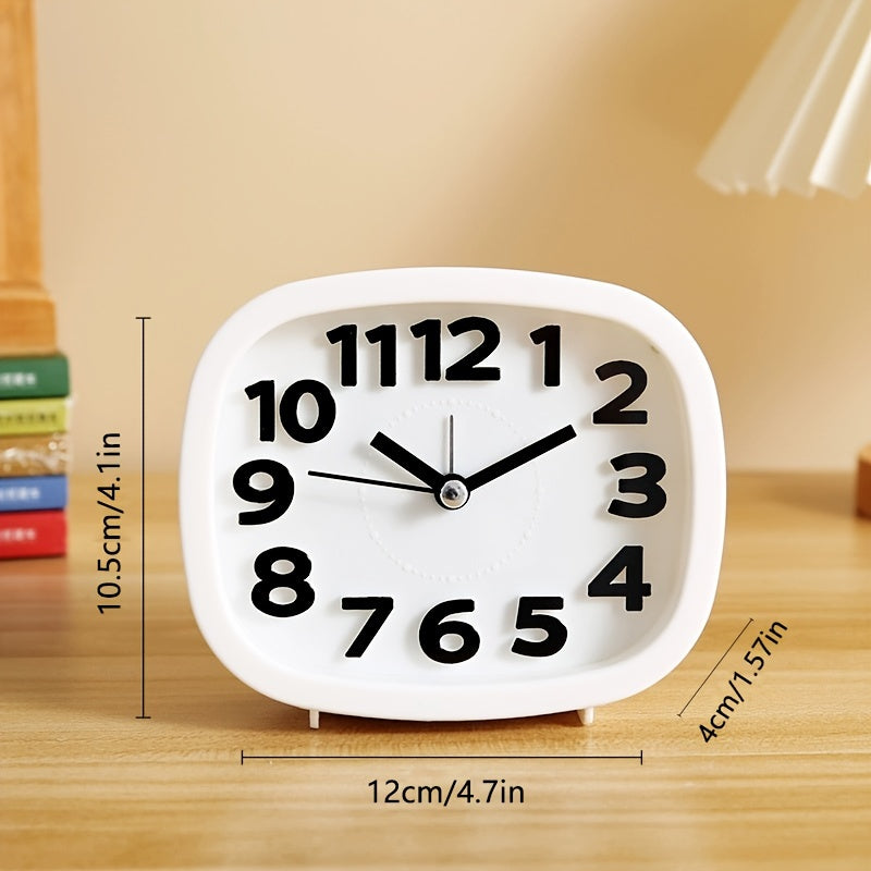 Skorter | TimeSquare - Compact Square Alarm Clock with 3D Design