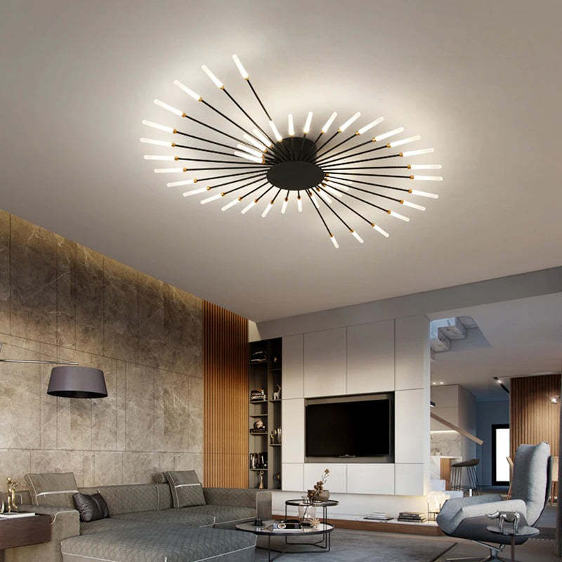 Skorter | Modern Firework-Style Ceiling Light – Decorative LED Lighting for Living Room, Bedroom & Dining