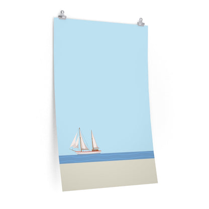 Skorter | Boat in the Ocean Poster