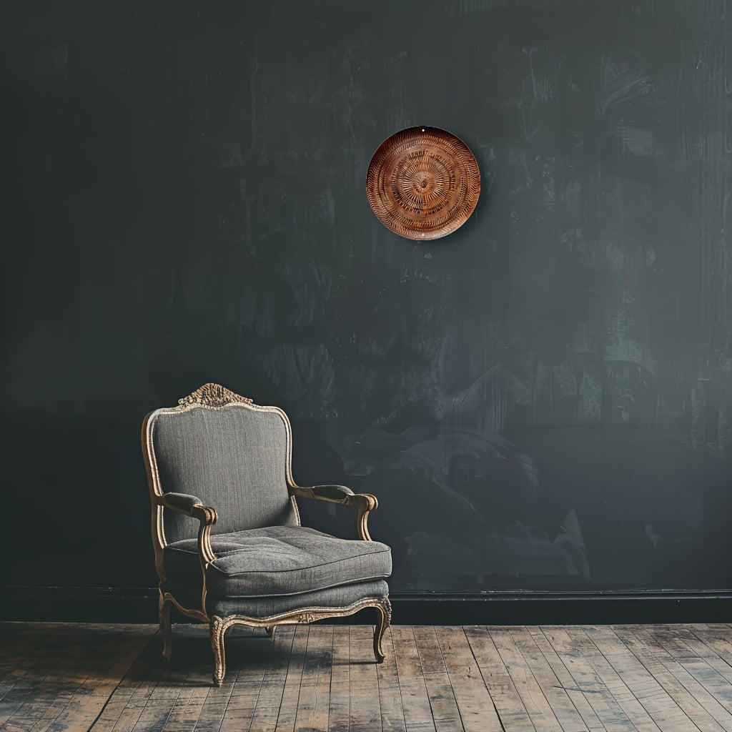 Skorter | CoolamonArt - Round Aluminum Wall Art for Office Decor