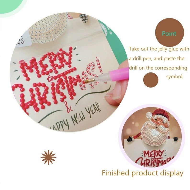 Skorter | 5D Diamond Painting Christmas Cards New Arrival (8 Pack)