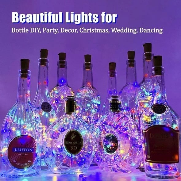 skorter | LED bottle light cork night light DIY decor