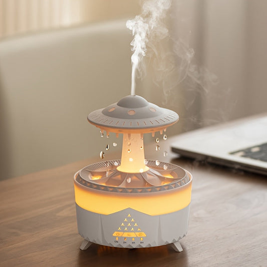 Skorter | Relaxing Raindrop Aromatherapy Essential Oil Diffuser - LED Light & Humidifier