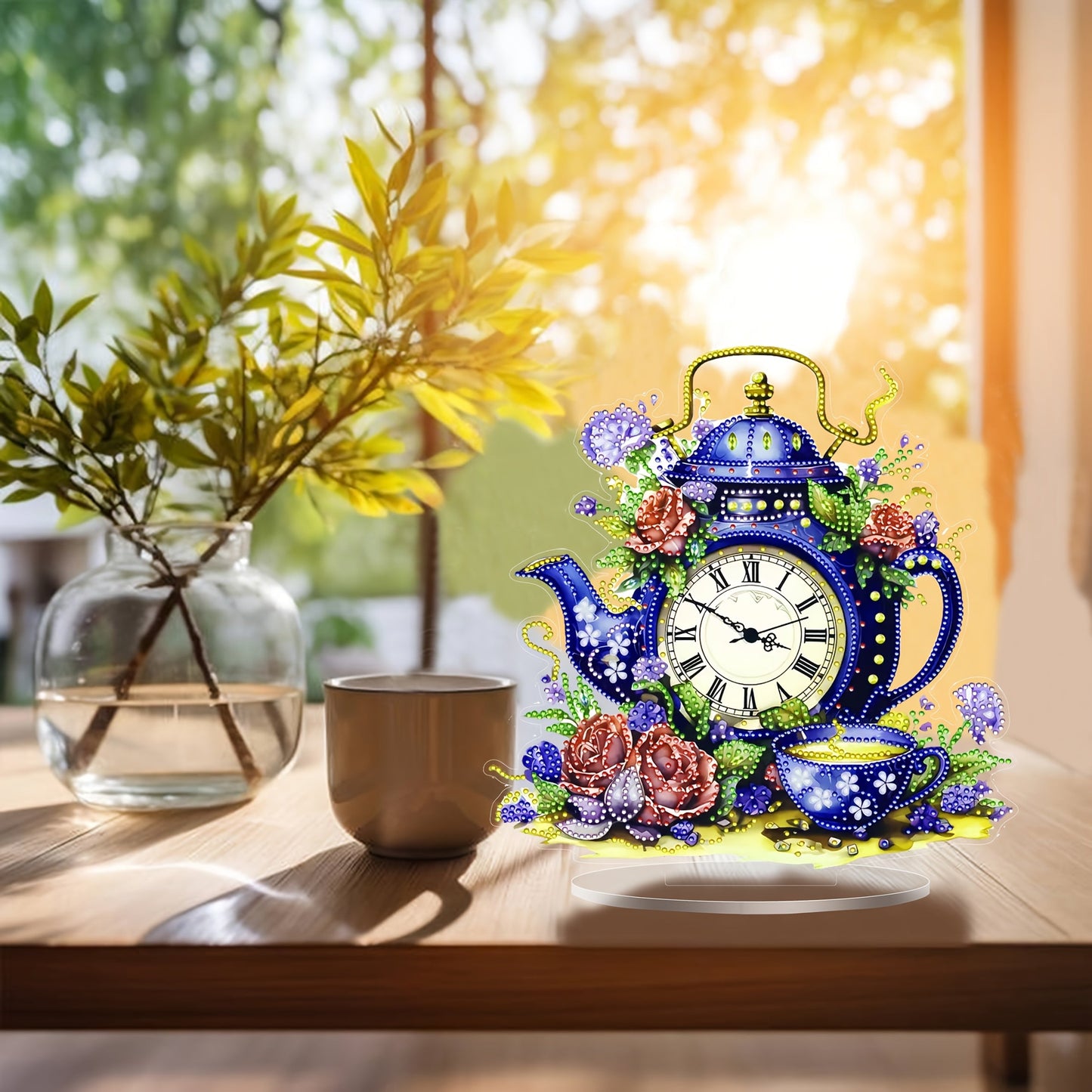 Skorter | DecoClock - Elegant Acrylic Teapot Clock