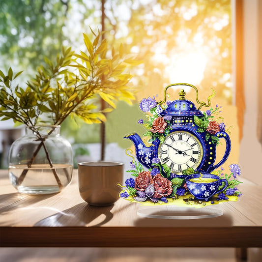 Skorter | DecoClock - Elegant Acrylic Teapot Clock