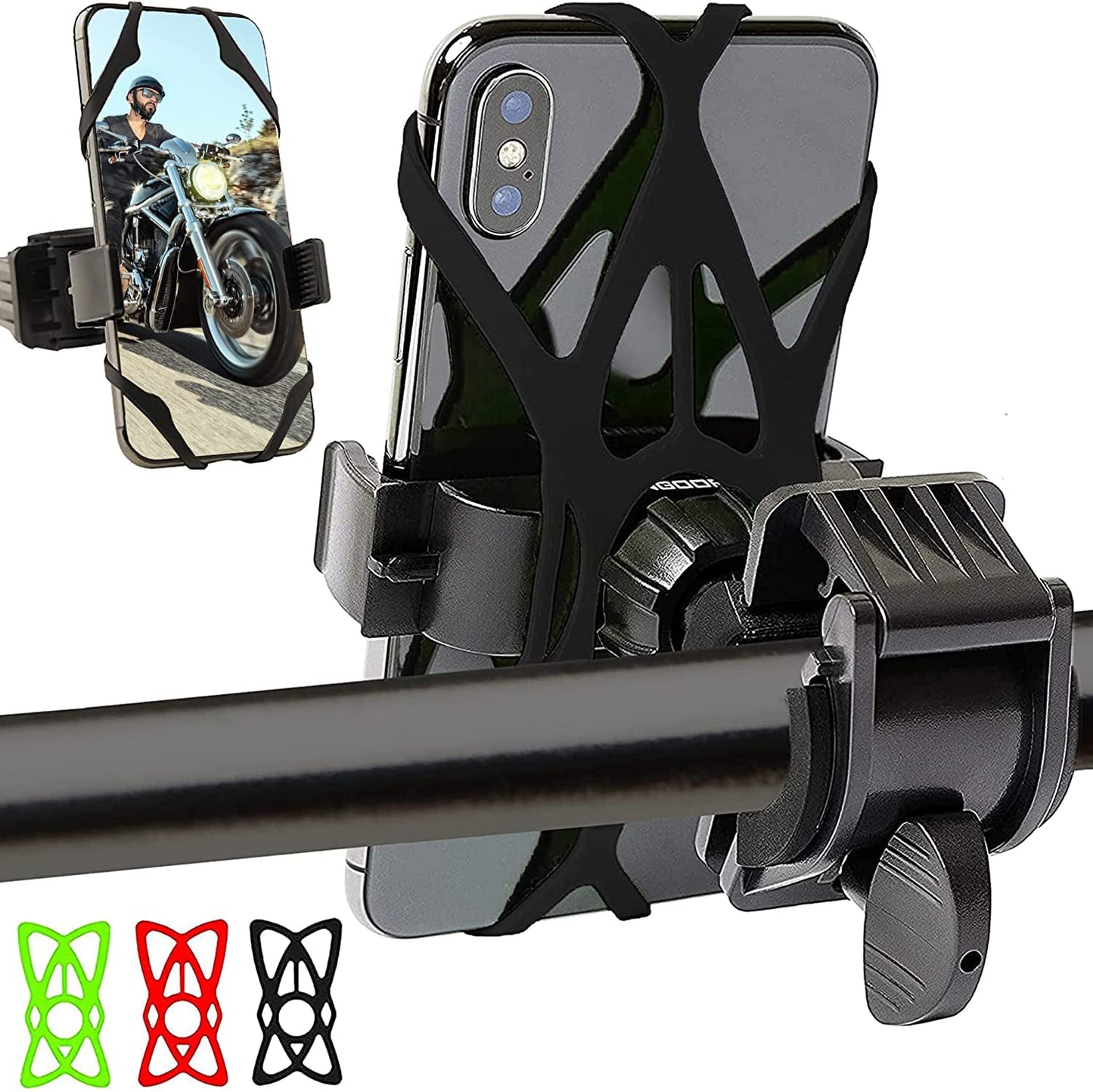 Skorter | Bike and motorcycle mount for phone - 3 bands
