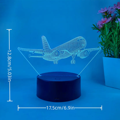 Skorter | SkyGlow - 3D Fly Acrylic Night Light with USB, LED Table Lamp