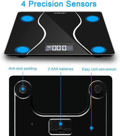 Skorter | 180KG Digital Electronic LCD Body Weight Smart Bathroom Scale 396Lb