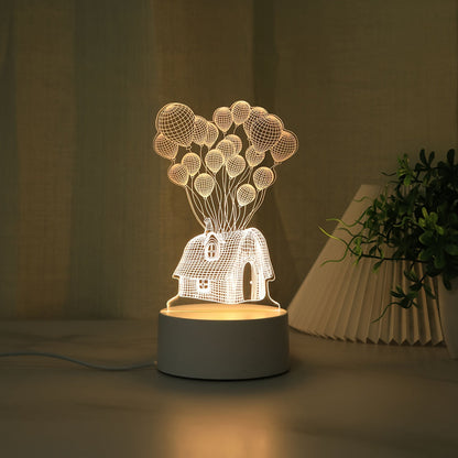 Skorter | LumiBalloon - 3D LED Balloon House Night Light USB powered