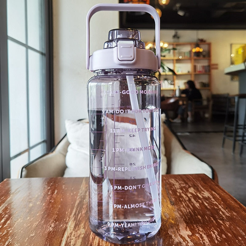 Skorter | 2L Motivational Water Bottle with Time Markers - HydroMotivator