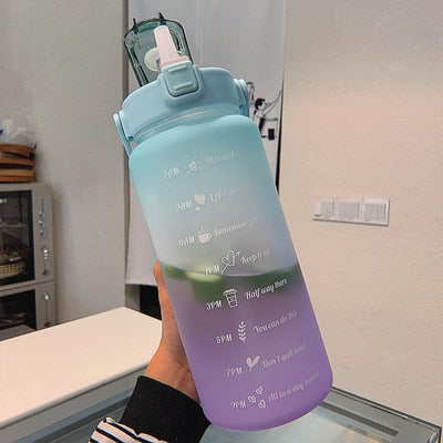 Skorter | 2L Motivational Water Bottle with Time Markers - HydroMotivator