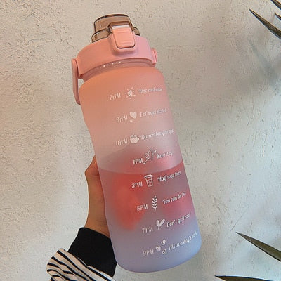 Skorter | 2L Motivational Water Bottle with Time Markers - HydroMotivator