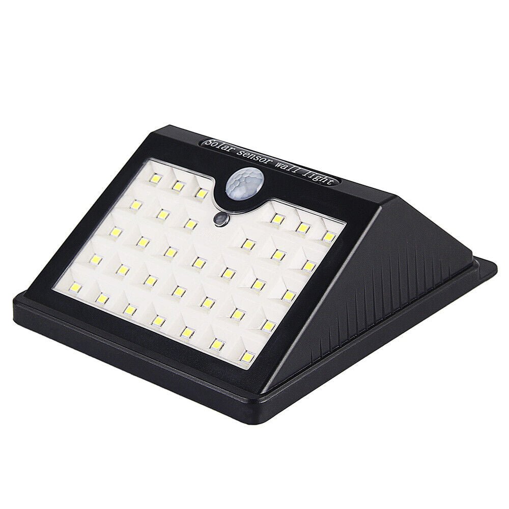 2PCS 33LED Solar Power Wall Light Waterproof Outdoor PIR Motion Sensor Path Lamp - SKØRTER