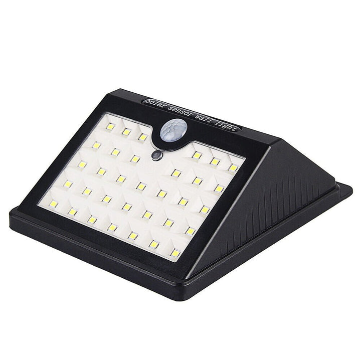 2PCS 33LED Solar Power Wall Light Waterproof Outdoor PIR Motion Sensor Path Lamp - SKØRTER