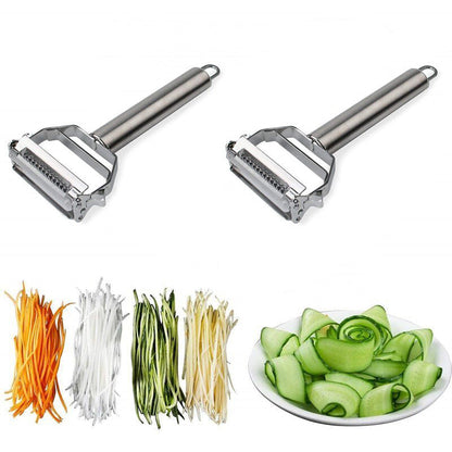 Skorter | Ultra-sharp stainless steel multifunctional vegetable peeler & julienne cutter