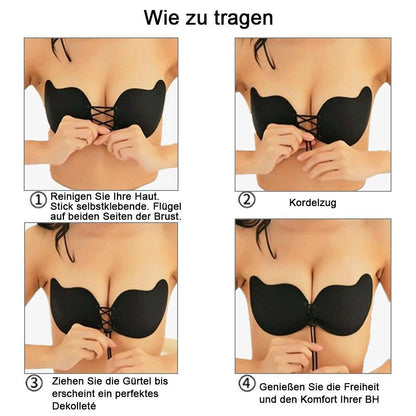 Skorter | Strapless Backless Push Up Self-Adhesive With Drawstring Bra/ Invisible Bra
