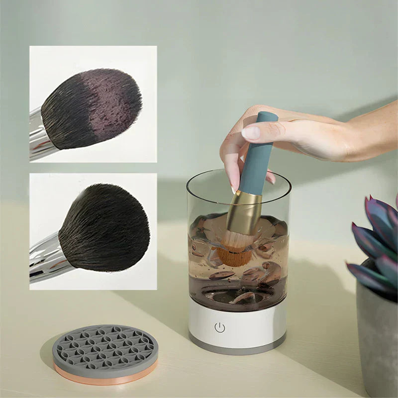 Skorter | BrushBath Automatic Makeup Brush Cleaner – Deep Clean & Quick Dry for All Brushes