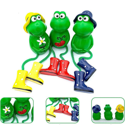 Skorter | 3 Pcs - Lovely Frog Garden Decor