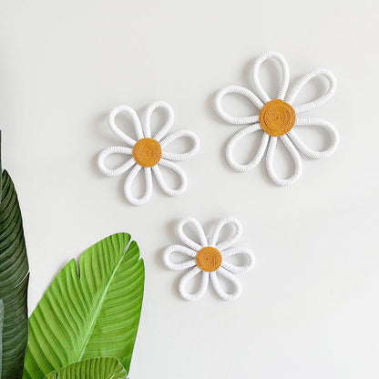 Skorter | 3 Pcs - Bohemian Daisy Flower Wall Decor