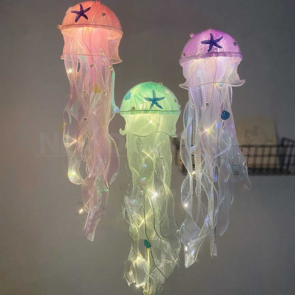 Skorter | 3 Pcs - Handcrafted Jellyfish Hanging Lantern